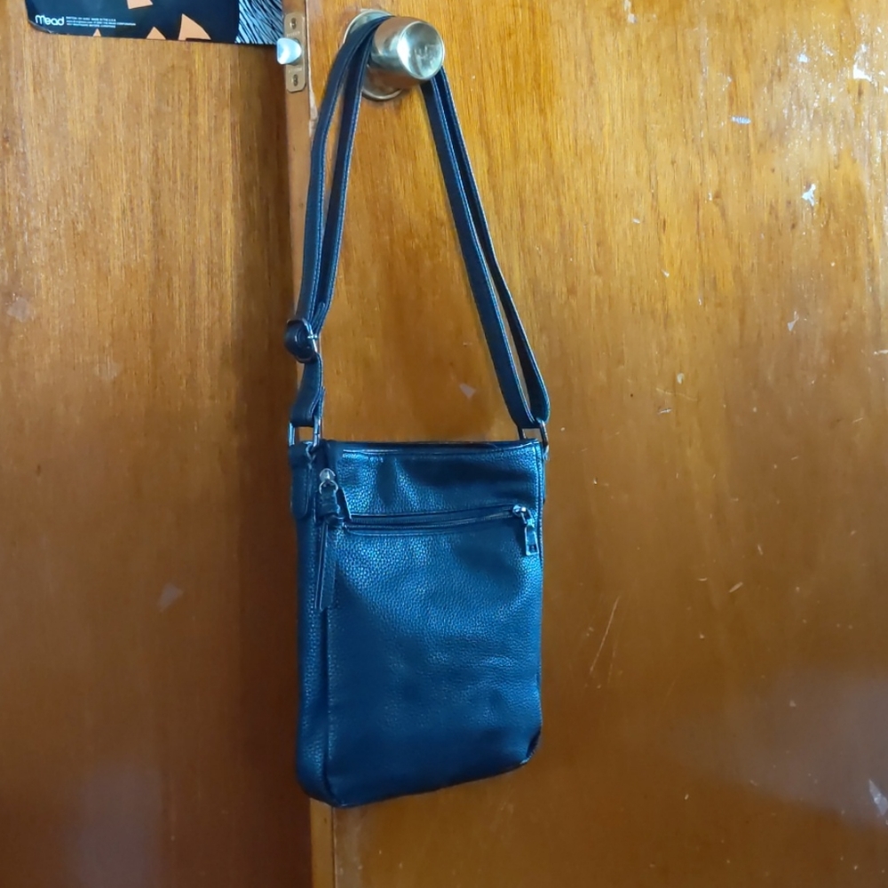 Black River Faux Leather cross body bag